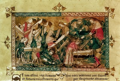 La Peste Negra en Tournai, 1349 de Gilles Le Muisit